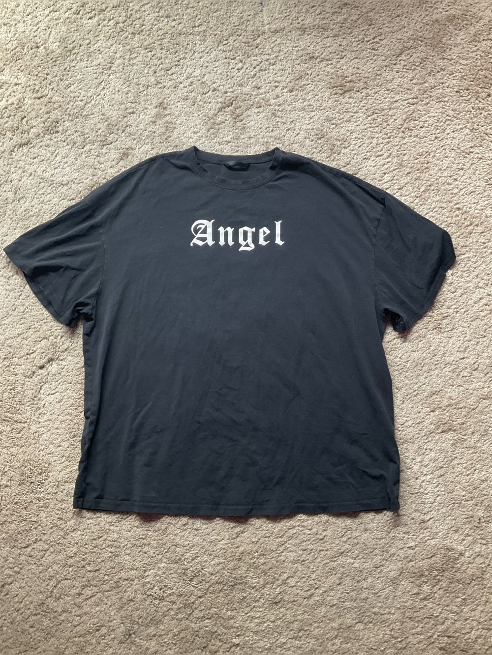 Black "Angel" Graphic Tee